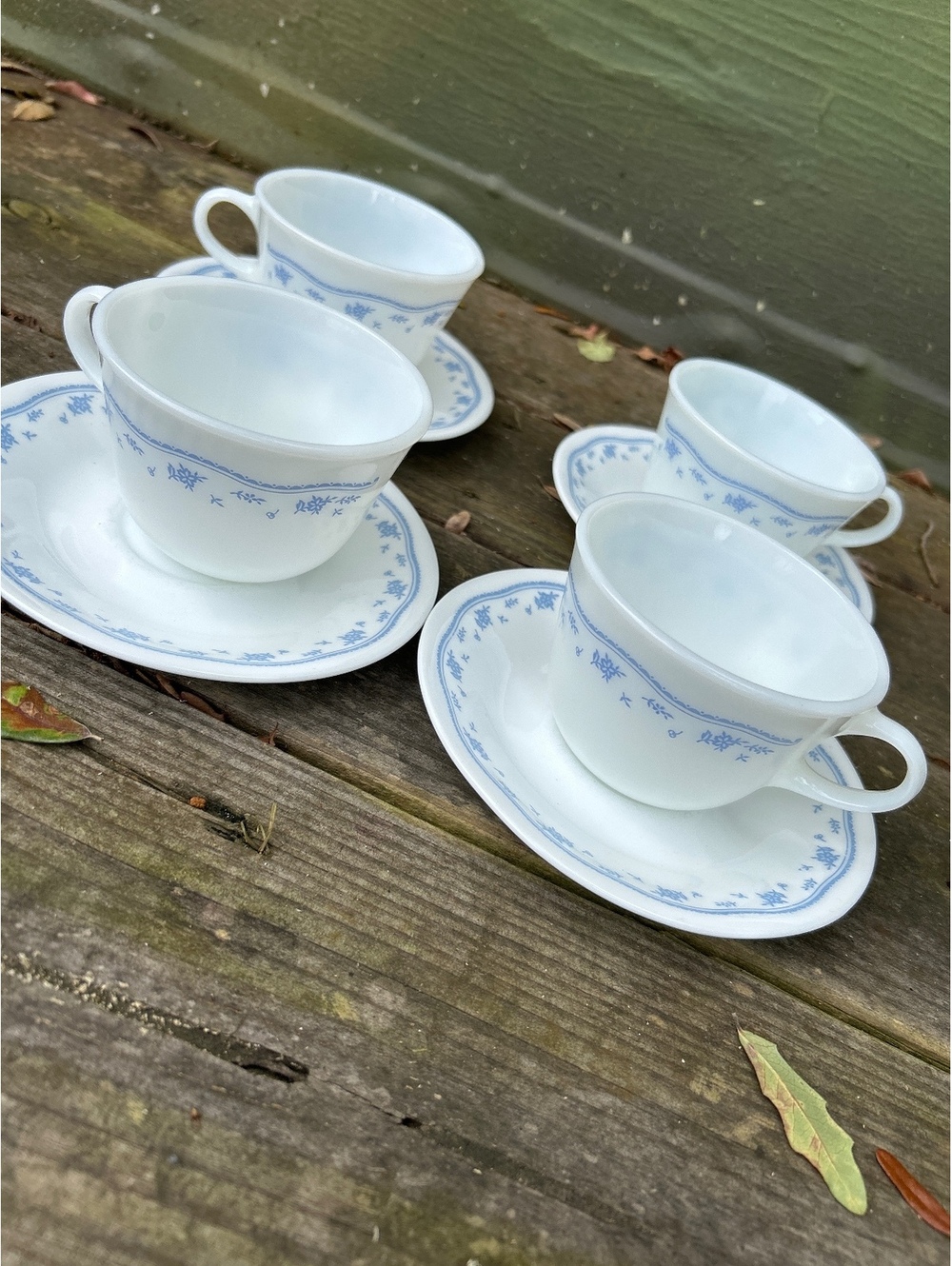 Vintage mugs and saucers